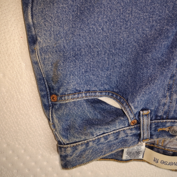 GAP Women's Classic Blue Straight Leg Jeans - Picture 7 of 11